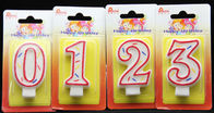 Festive Atmosphere PP Birthday Cake Candles Numbers